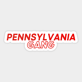Pennsylvania Gang Sticker